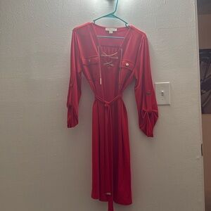 Micheal Kors red dress